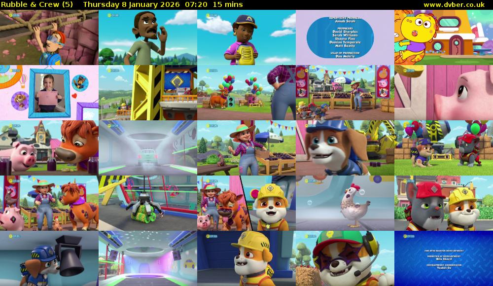 Rubble & Crew (5) Thursday 8 January 2026 07:20 - 07:35