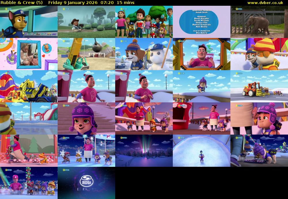 Rubble & Crew (5) Friday 9 January 2026 07:20 - 07:35