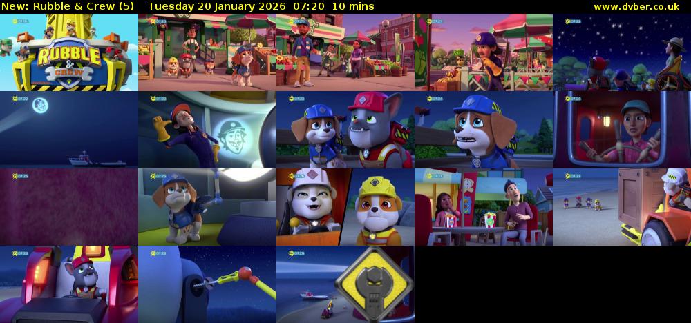 Rubble & Crew (5) Tuesday 20 January 2026 07:20 - 07:30