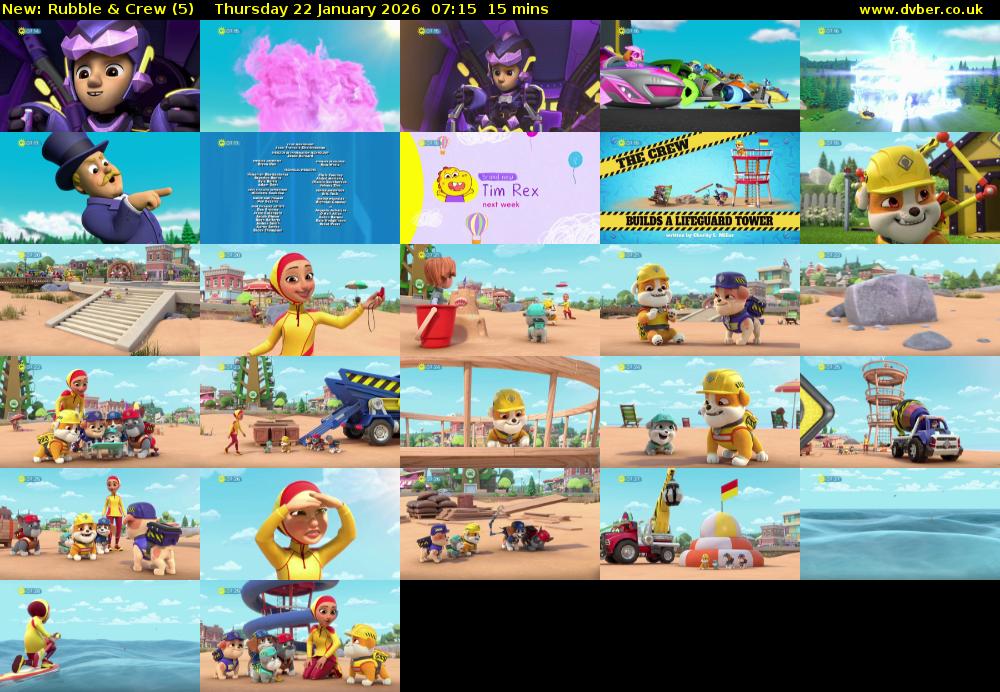 Rubble & Crew (5) Thursday 22 January 2026 07:15 - 07:30