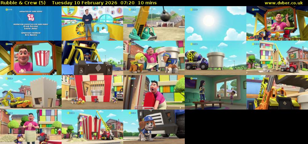 Rubble & Crew (5) Tuesday 10 February 2026 07:20 - 07:30