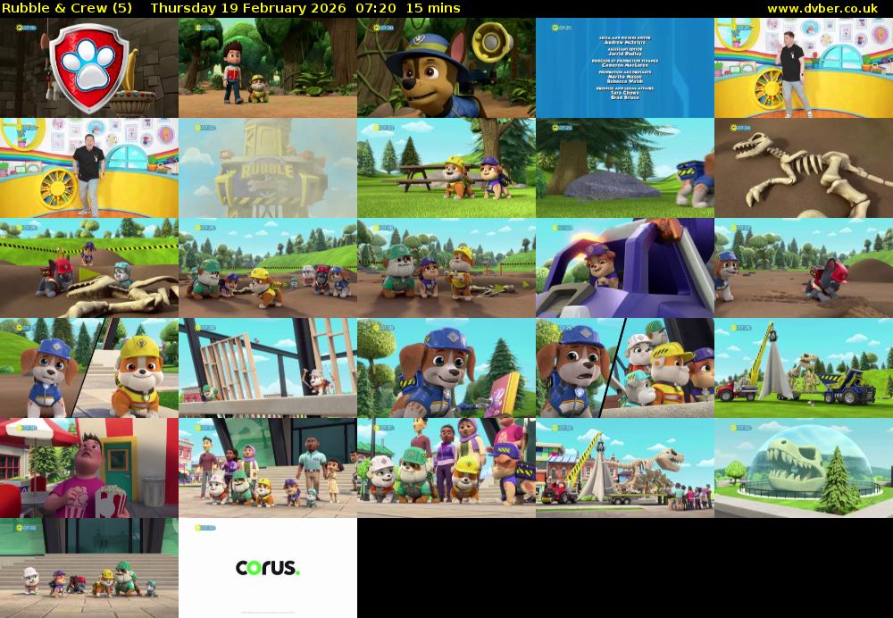 Rubble & Crew (5) Thursday 19 February 2026 07:20 - 07:35