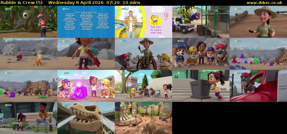 Rubble & Crew (5) Wednesday 8 April 2026 07:20 - 07:30
