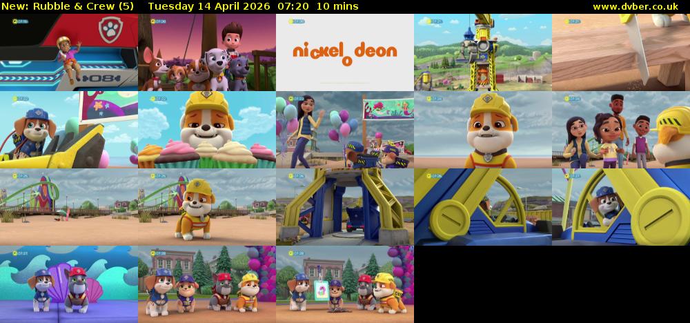 Rubble & Crew (5) Tuesday 14 April 2026 07:20 - 07:30