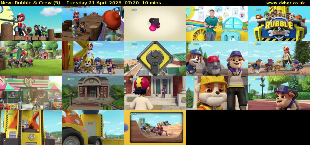 Rubble & Crew (5) Tuesday 21 April 2026 07:20 - 07:30