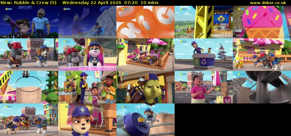 Rubble & Crew (5) Wednesday 22 April 2026 07:20 - 07:30