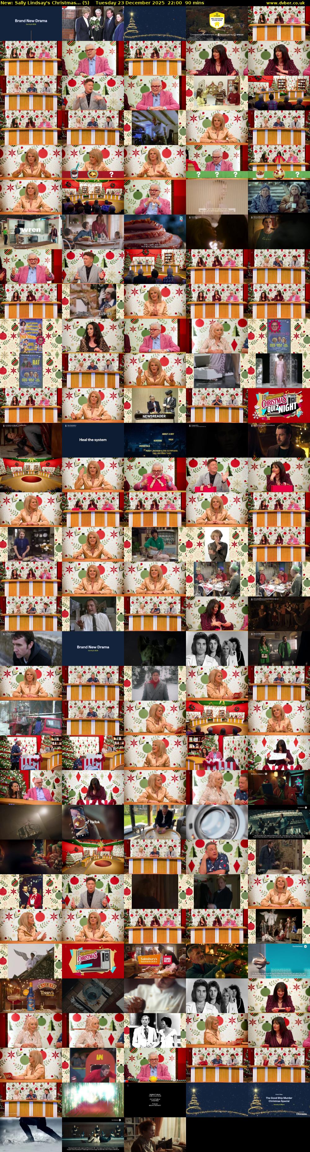 Sally Lindsay's Christmas... (5) Tuesday 23 December 2025 22:00 - 23:30