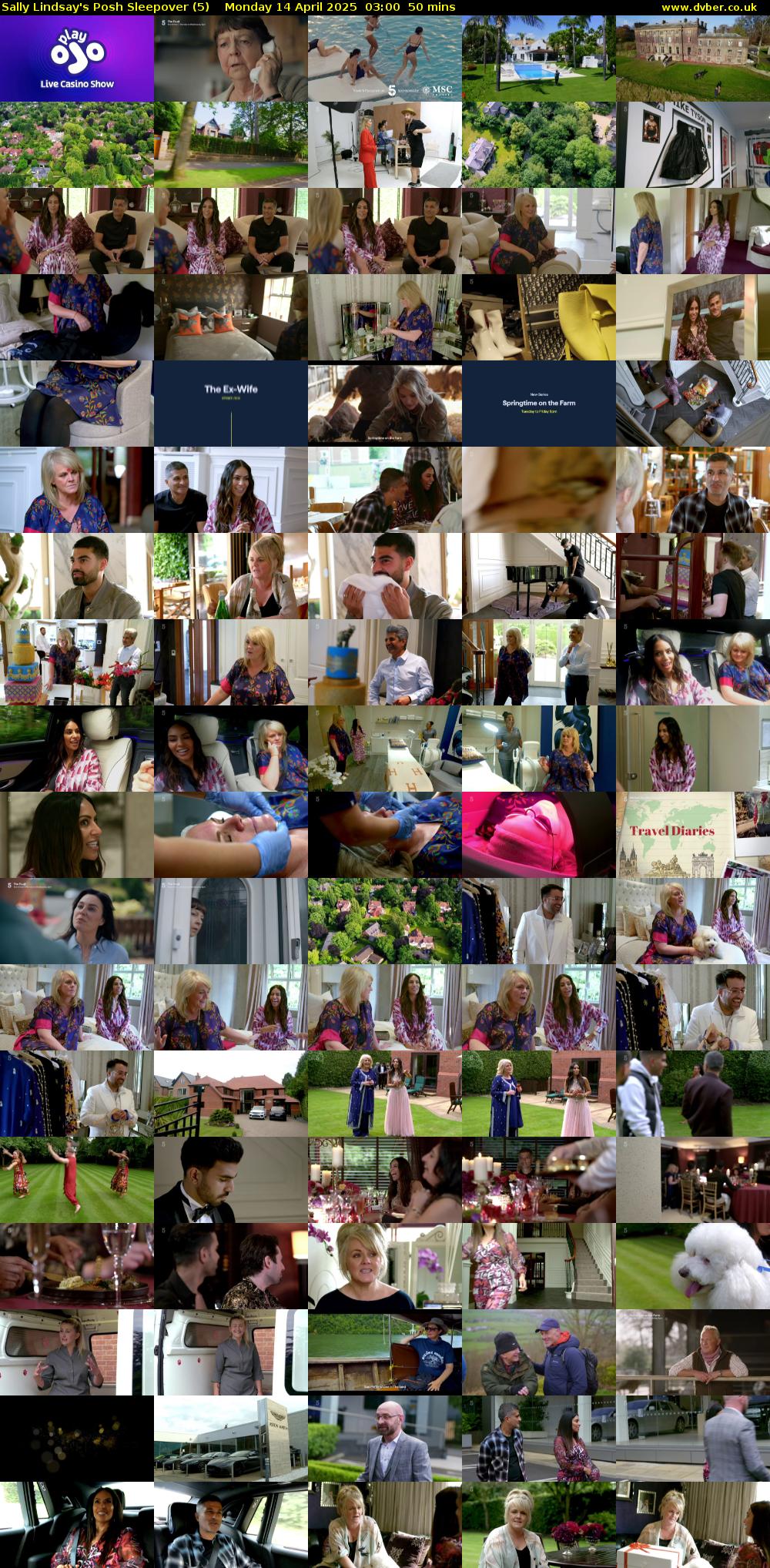 Sally Lindsay's Posh Sleepover (5) Monday 14 April 2025 03:00 - 03:50