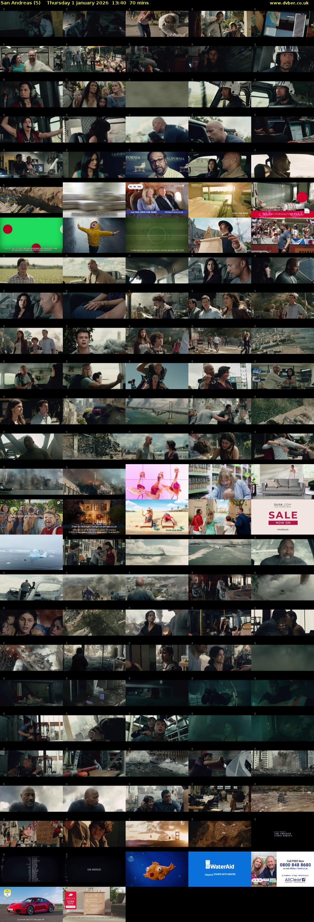 San Andreas (5) Thursday 1 January 2026 13:40 - 14:50