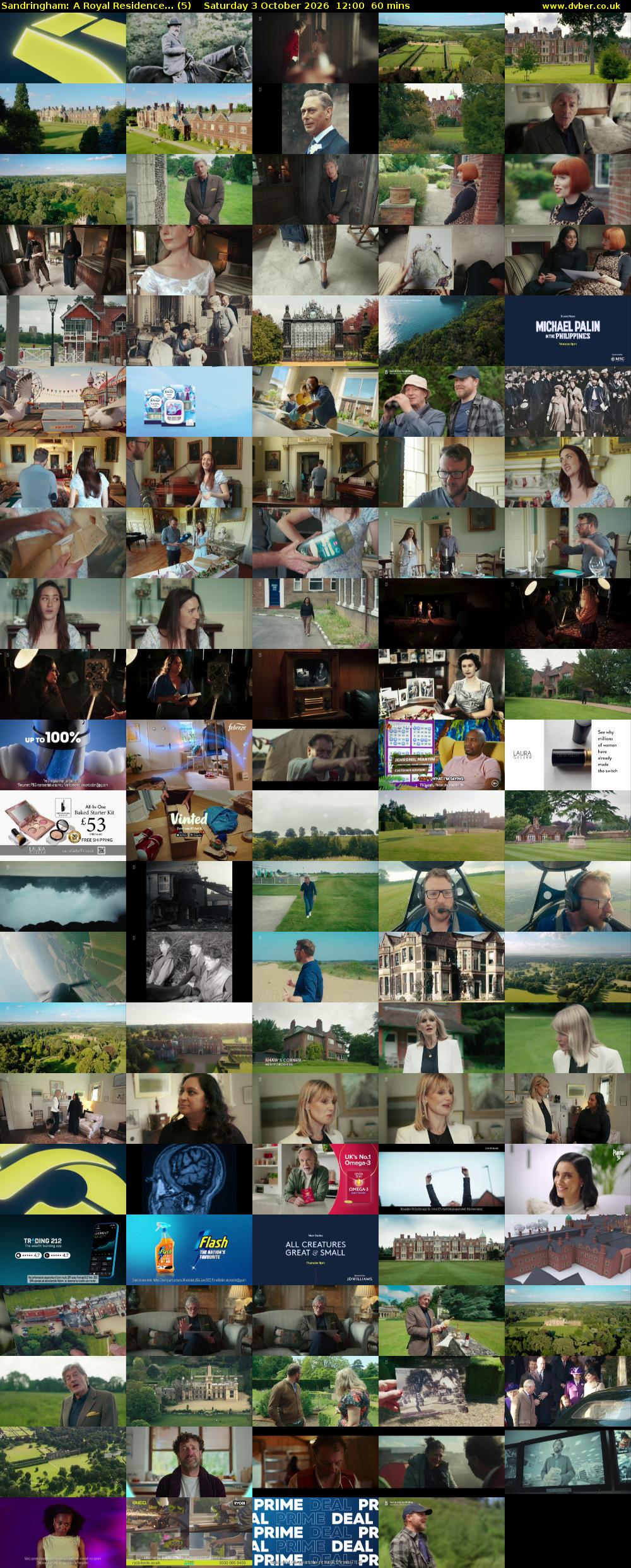 Sandringham: A Royal Residence... (5) Saturday 3 October 2026 12:00 - 13:00
