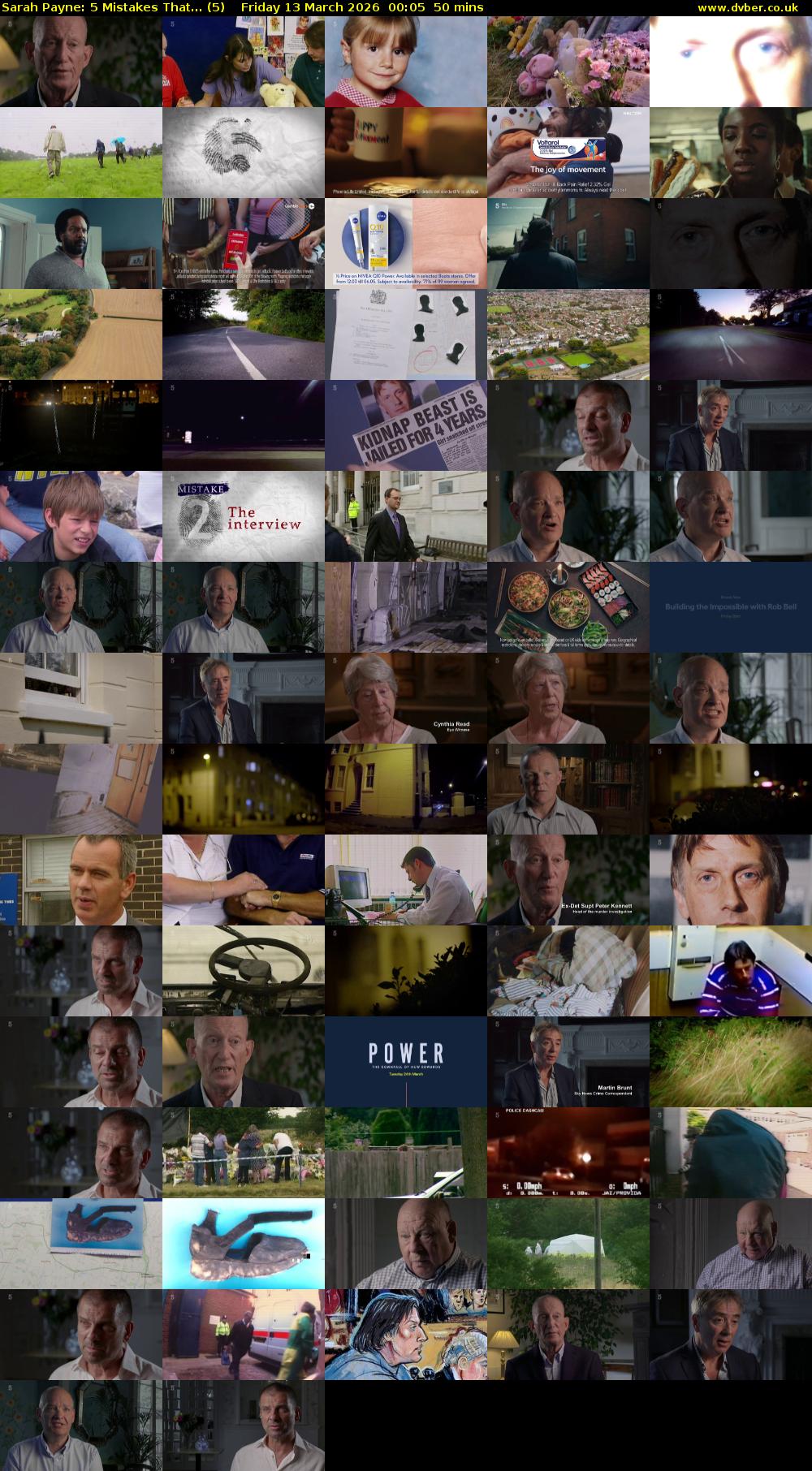 Sarah Payne: 5 Mistakes That... (5) Friday 13 March 2026 00:05 - 00:55