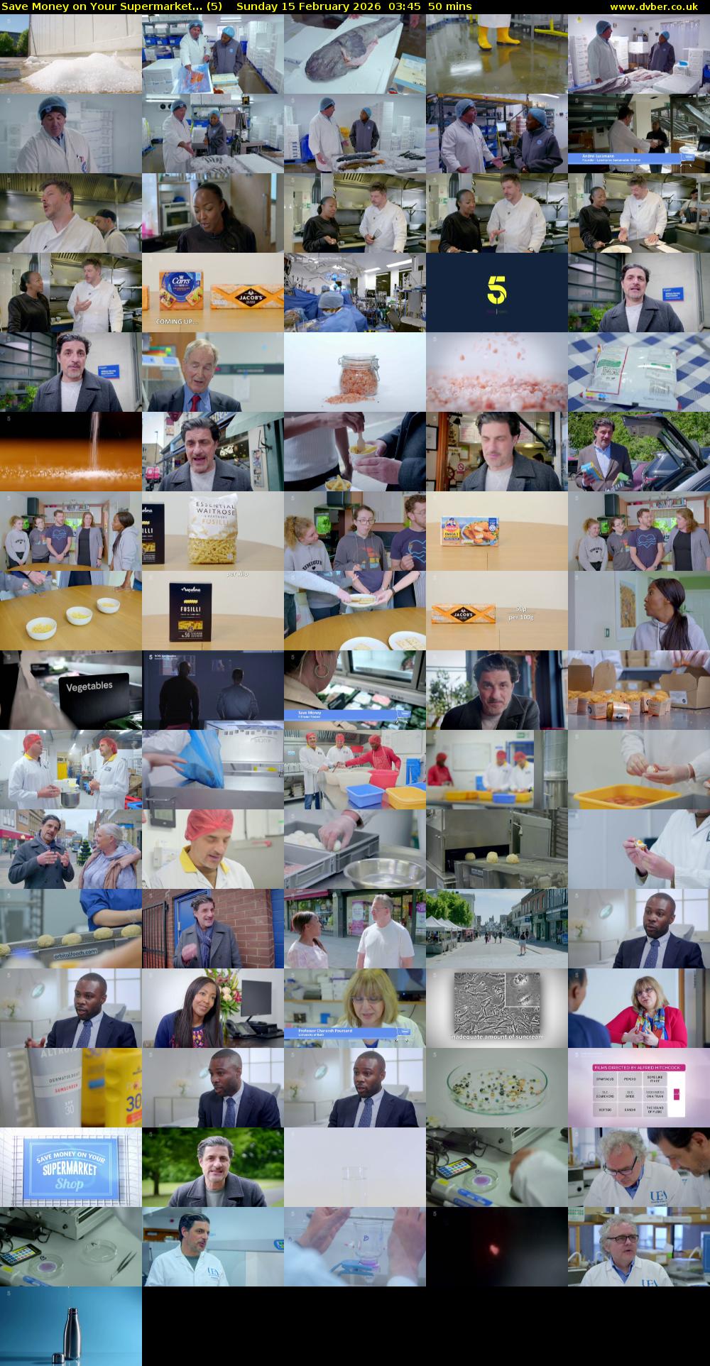 Save Money on Your Supermarket... (5) Sunday 15 February 2026 03:45 - 04:35