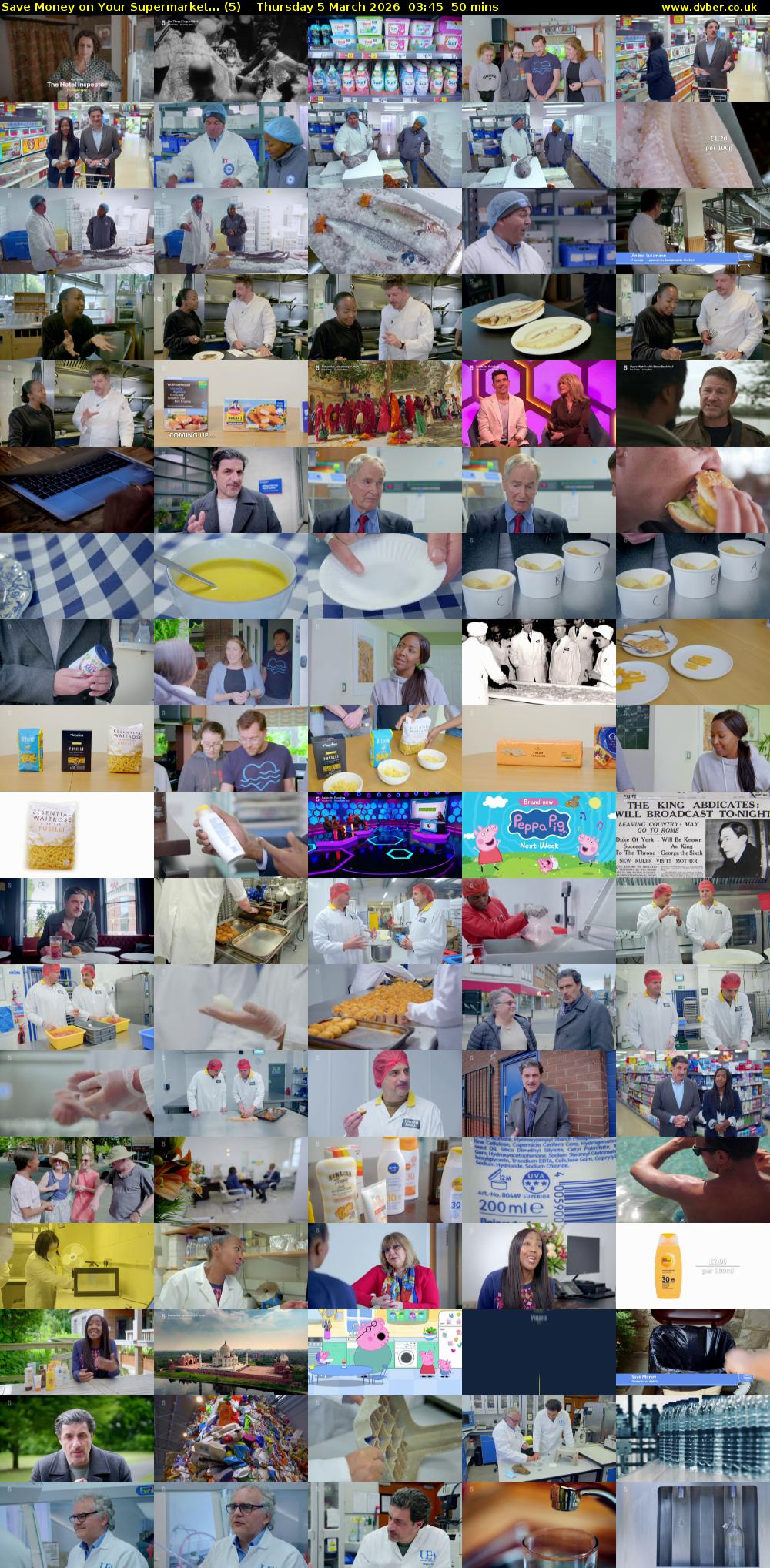 Save Money on Your Supermarket... (5) Thursday 5 March 2026 03:45 - 04:35