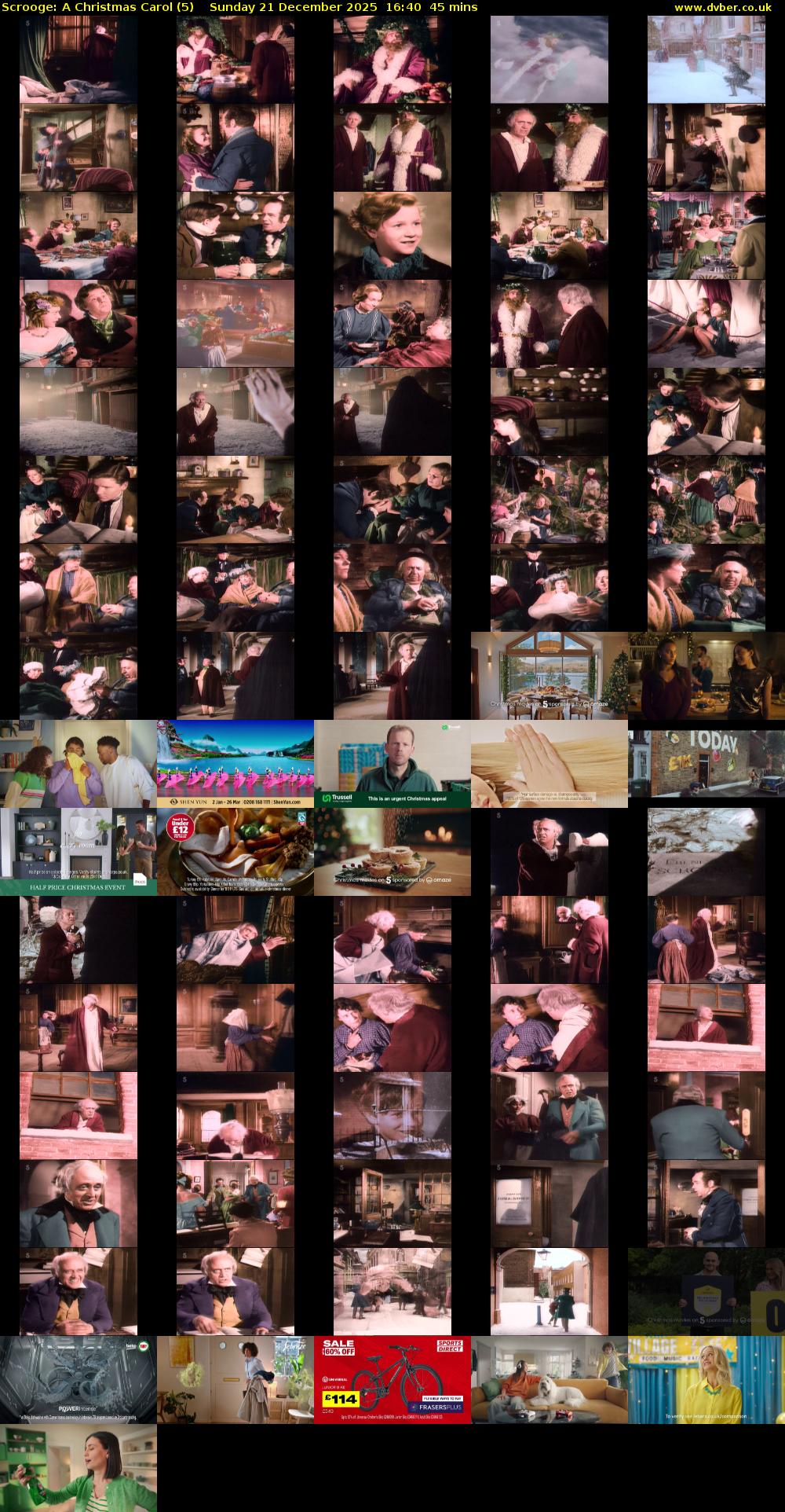 Scrooge: A Christmas Carol (5) Sunday 21 December 2025 16:40 - 17:25