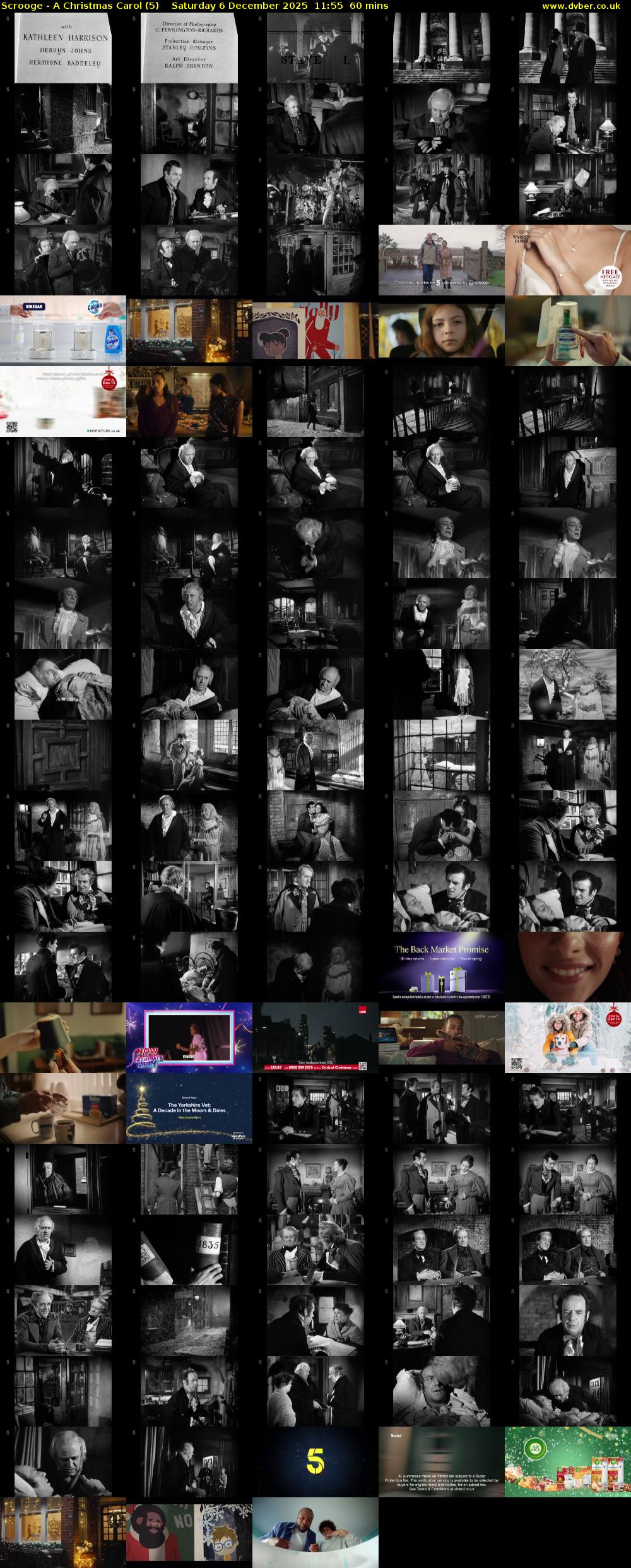 Scrooge - A Christmas Carol (5) Saturday 6 December 2025 11:55 - 12:55