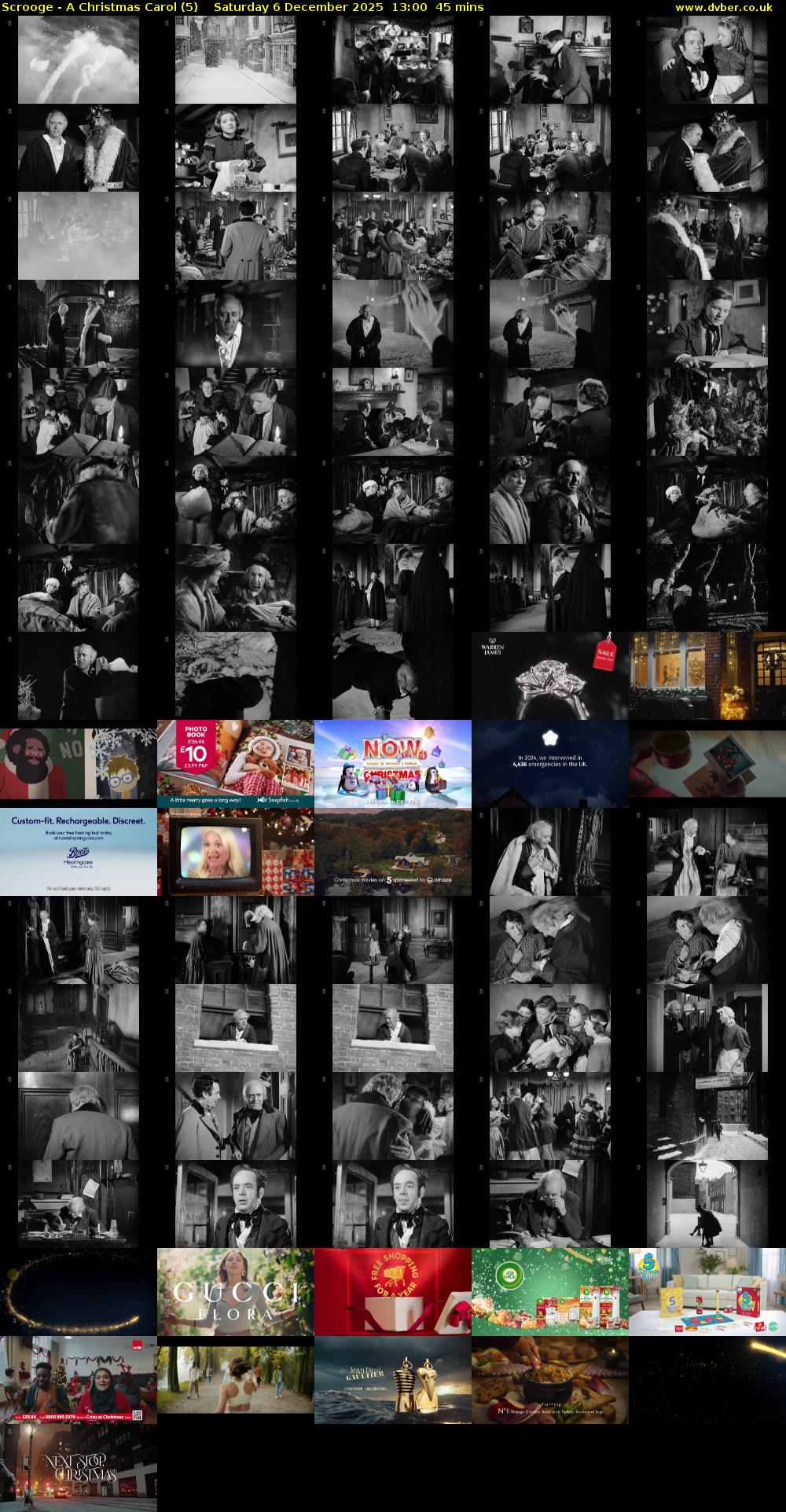 Scrooge - A Christmas Carol (5) Saturday 6 December 2025 13:00 - 13:45