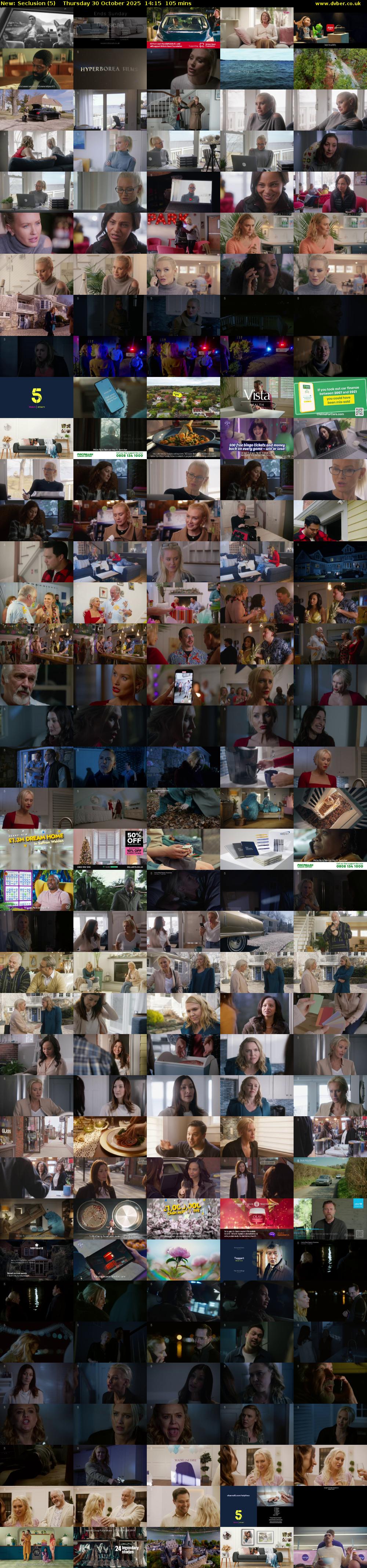 Seclusion (5) Thursday 30 October 2025 14:15 - 16:00