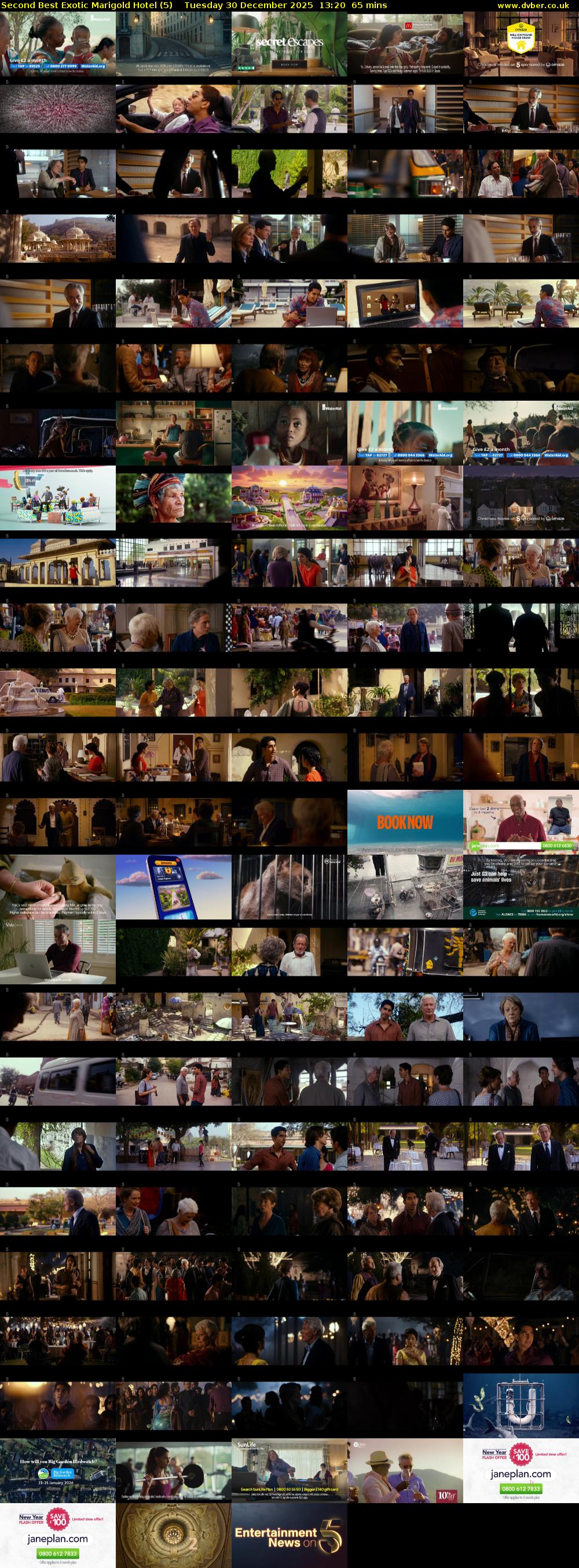 Second Best Exotic Marigold Hotel (5) Tuesday 30 December 2025 13:20 - 14:25