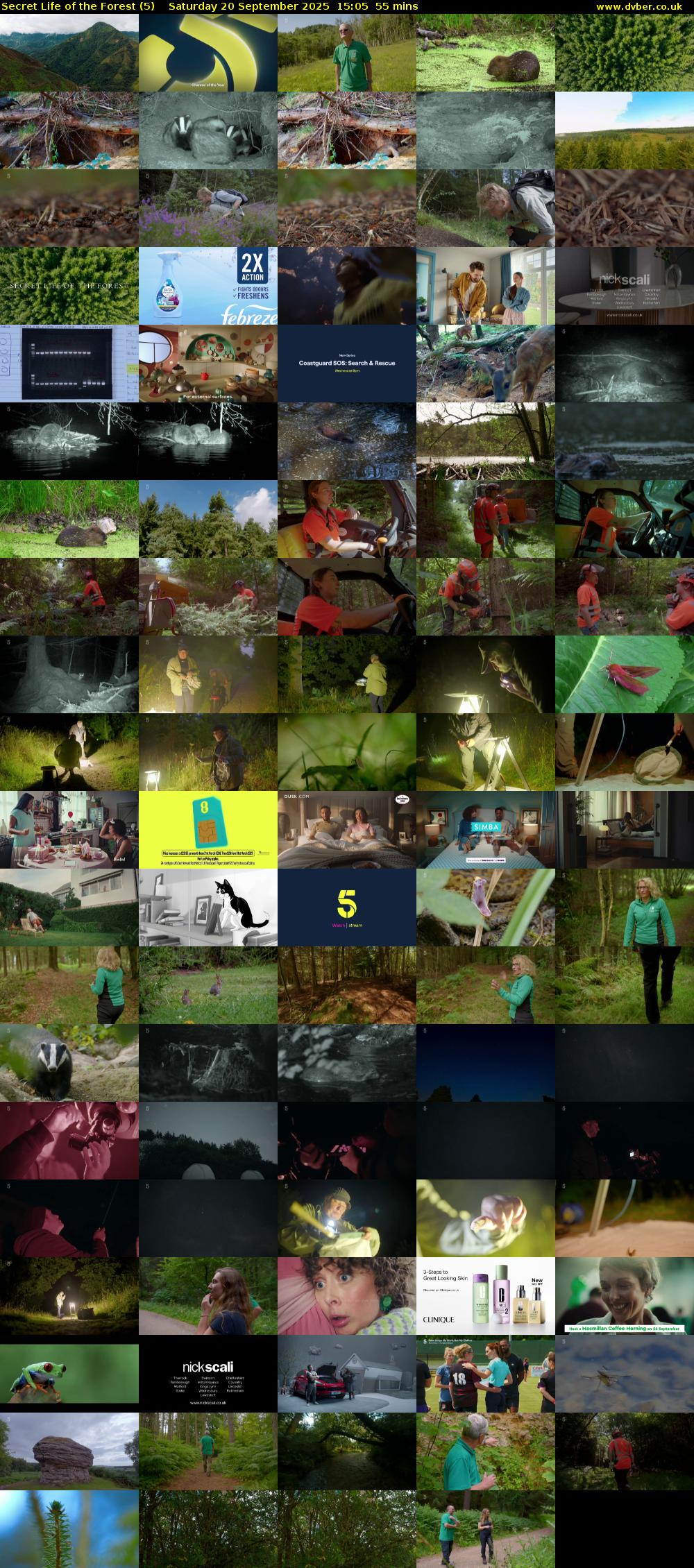 Secret Life of the Forest (5) Saturday 20 September 2025 15:05 - 16:00