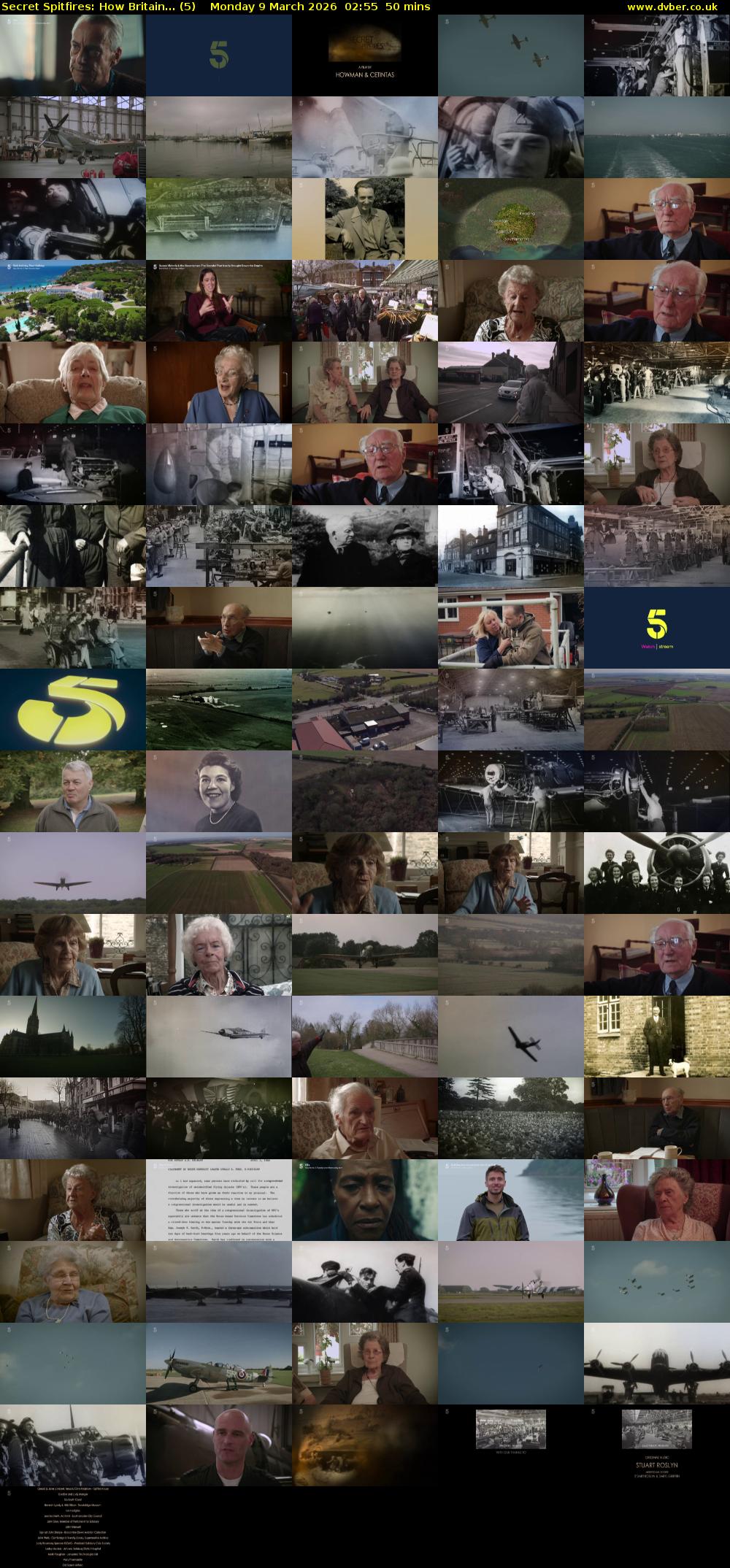 Secret Spitfires: How Britain... (5) Monday 9 March 2026 02:55 - 03:45