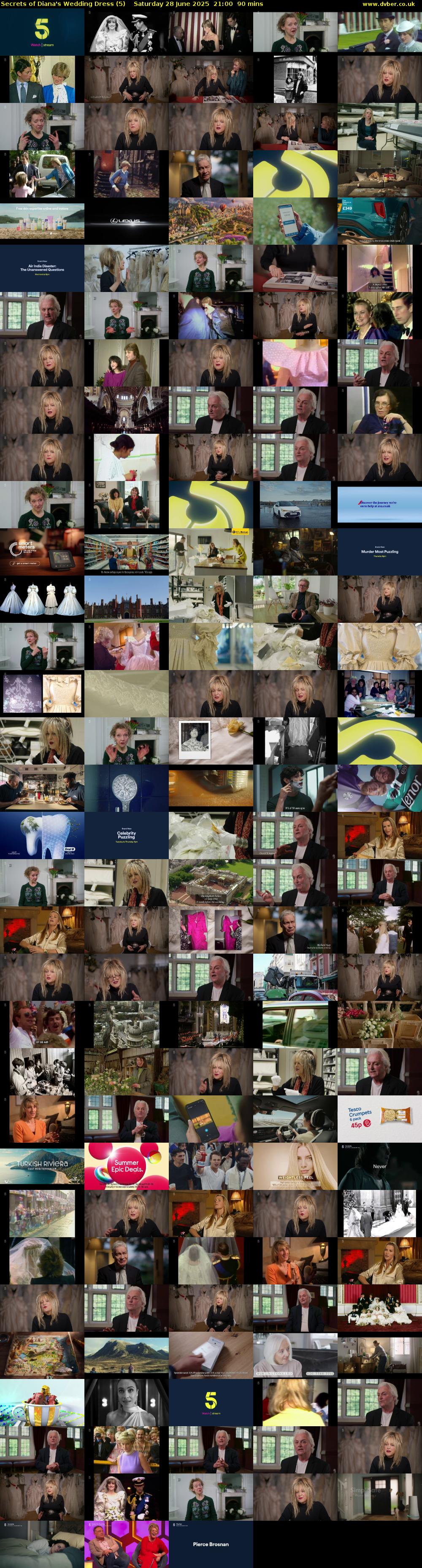 Secrets of Diana's Wedding Dress (5) Saturday 28 June 2025 21:00 - 22:30