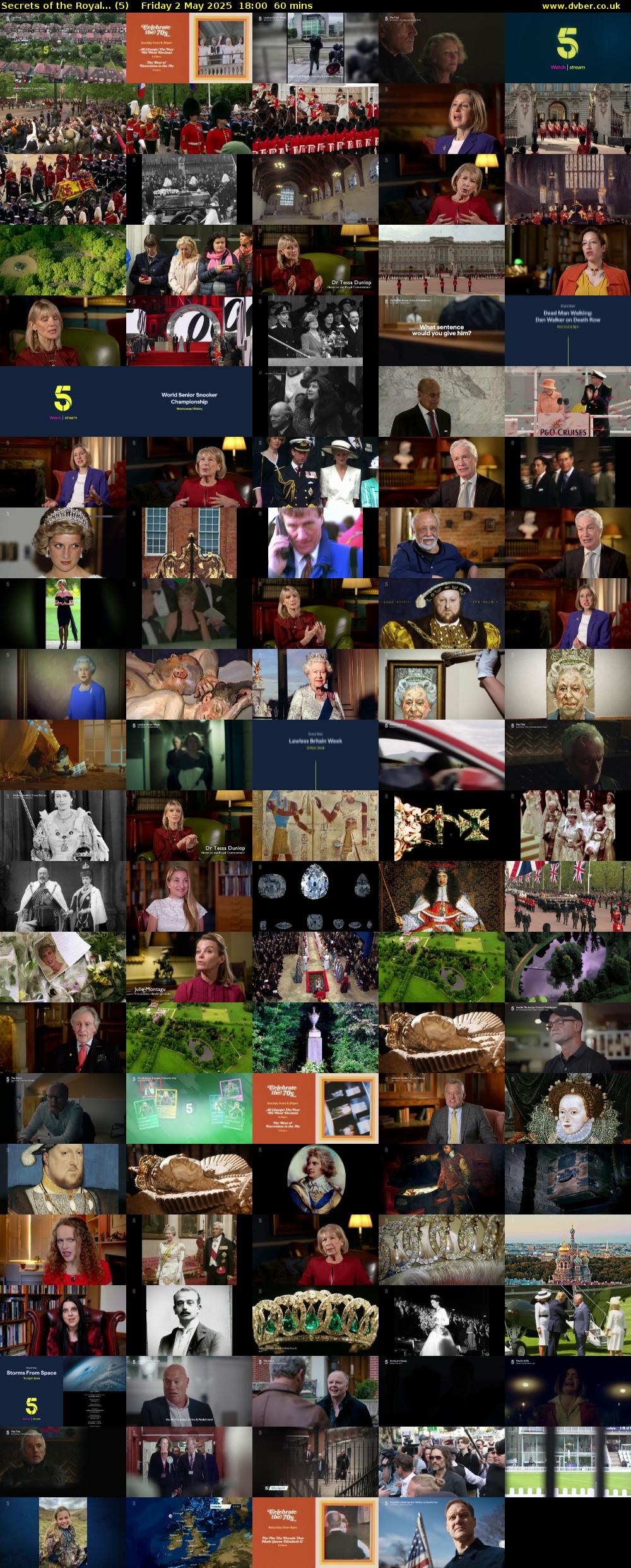 Secrets of the Royal... (5) Friday 2 May 2025 18:00 - 19:00