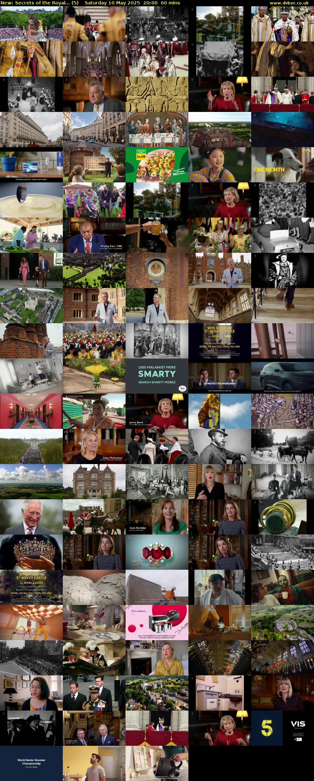 Secrets of the Royal... (5) Saturday 10 May 2025 20:00 - 21:00