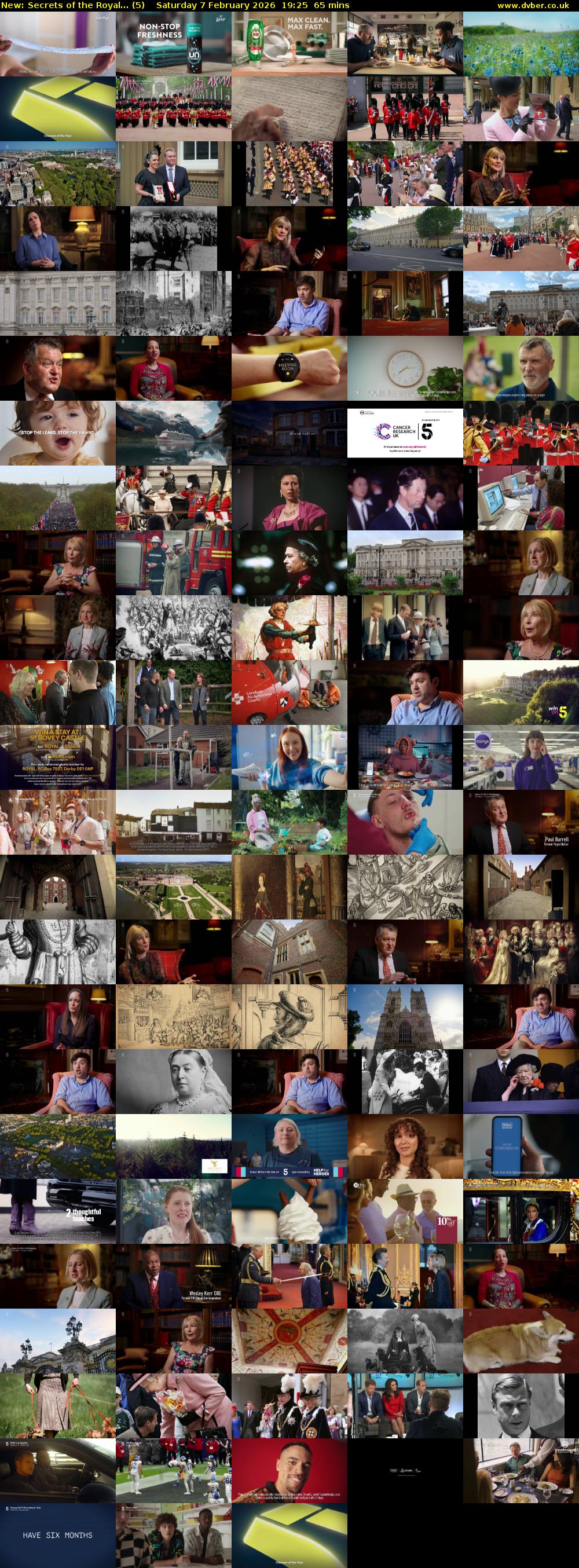 Secrets of the Royal... (5) Saturday 7 February 2026 19:25 - 20:30