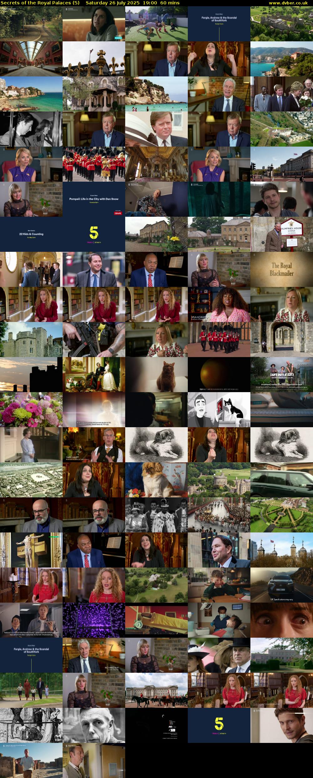 Secrets of the Royal Palaces (5) Saturday 26 July 2025 19:00 - 20:00