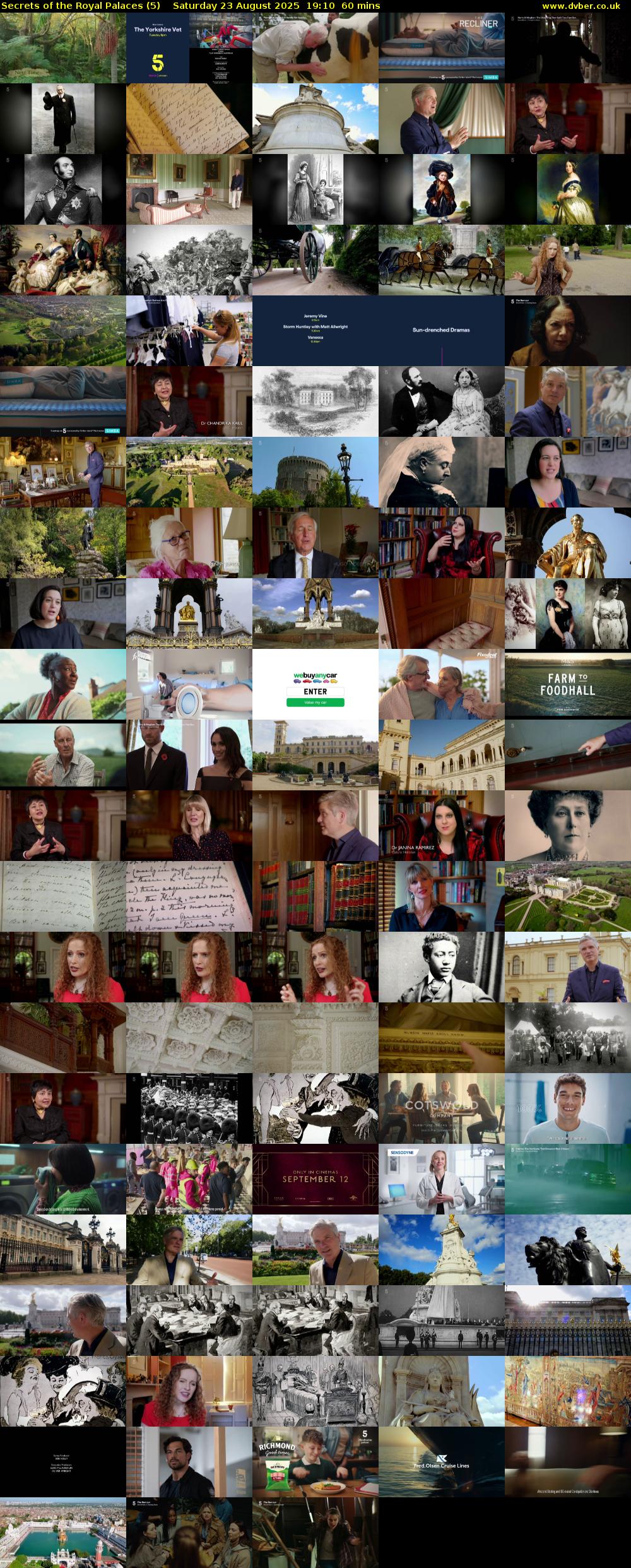 Secrets of the Royal Palaces (5) Saturday 23 August 2025 19:10 - 20:10