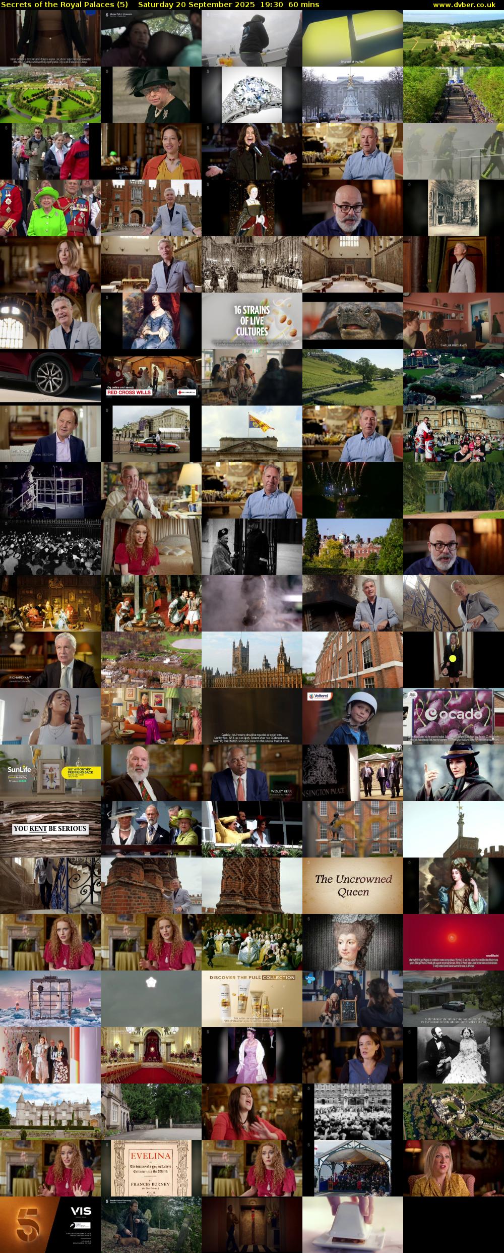 Secrets of the Royal Palaces (5) Saturday 20 September 2025 19:30 - 20:30