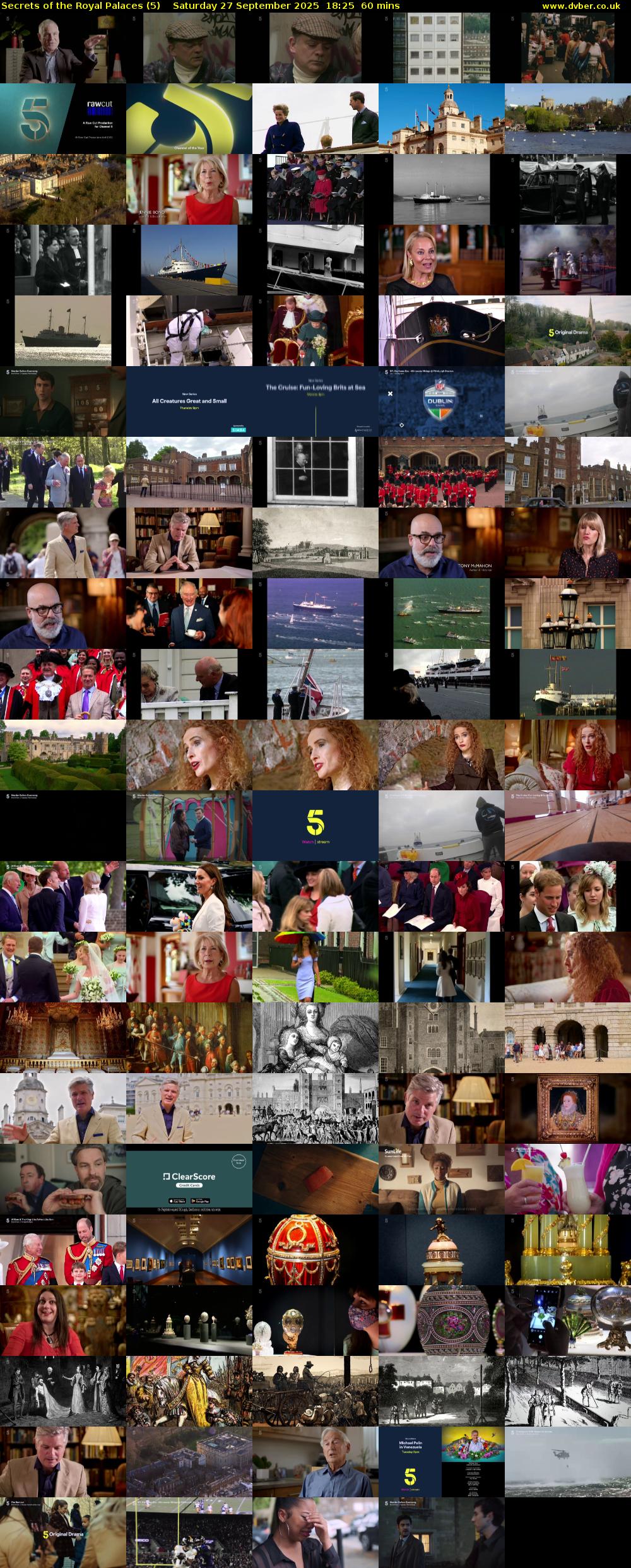 Secrets of the Royal Palaces (5) Saturday 27 September 2025 18:25 - 19:25