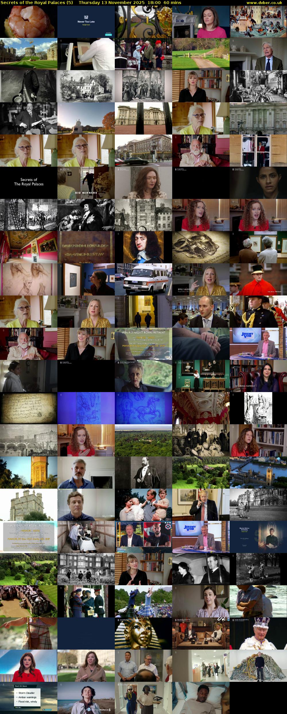 Secrets of the Royal Palaces (5) Thursday 13 November 2025 18:00 - 19:00