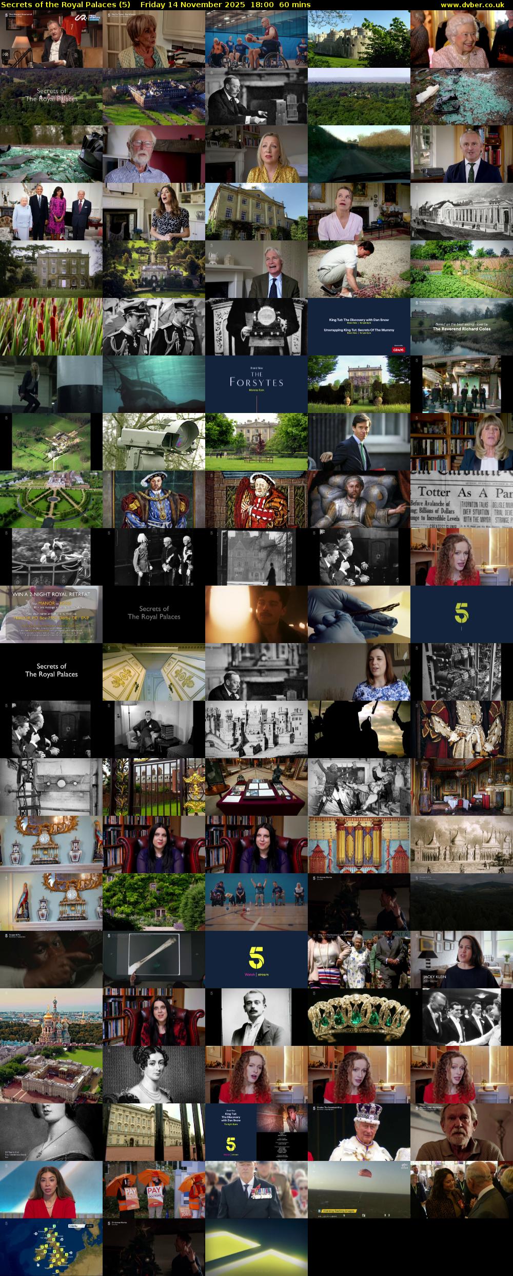 Secrets of the Royal Palaces (5) Friday 14 November 2025 18:00 - 19:00