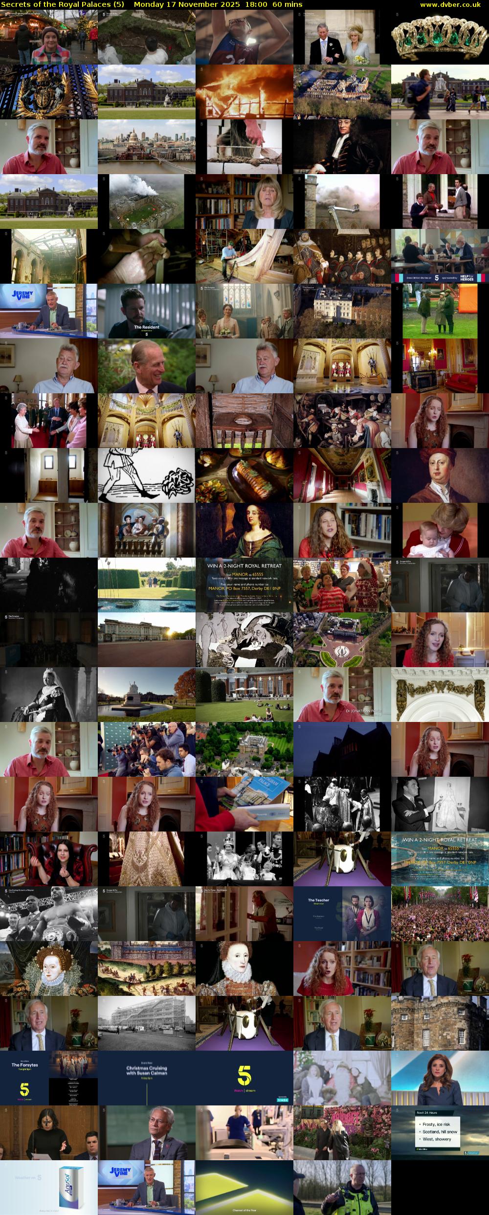 Secrets of the Royal Palaces (5) Monday 17 November 2025 18:00 - 19:00