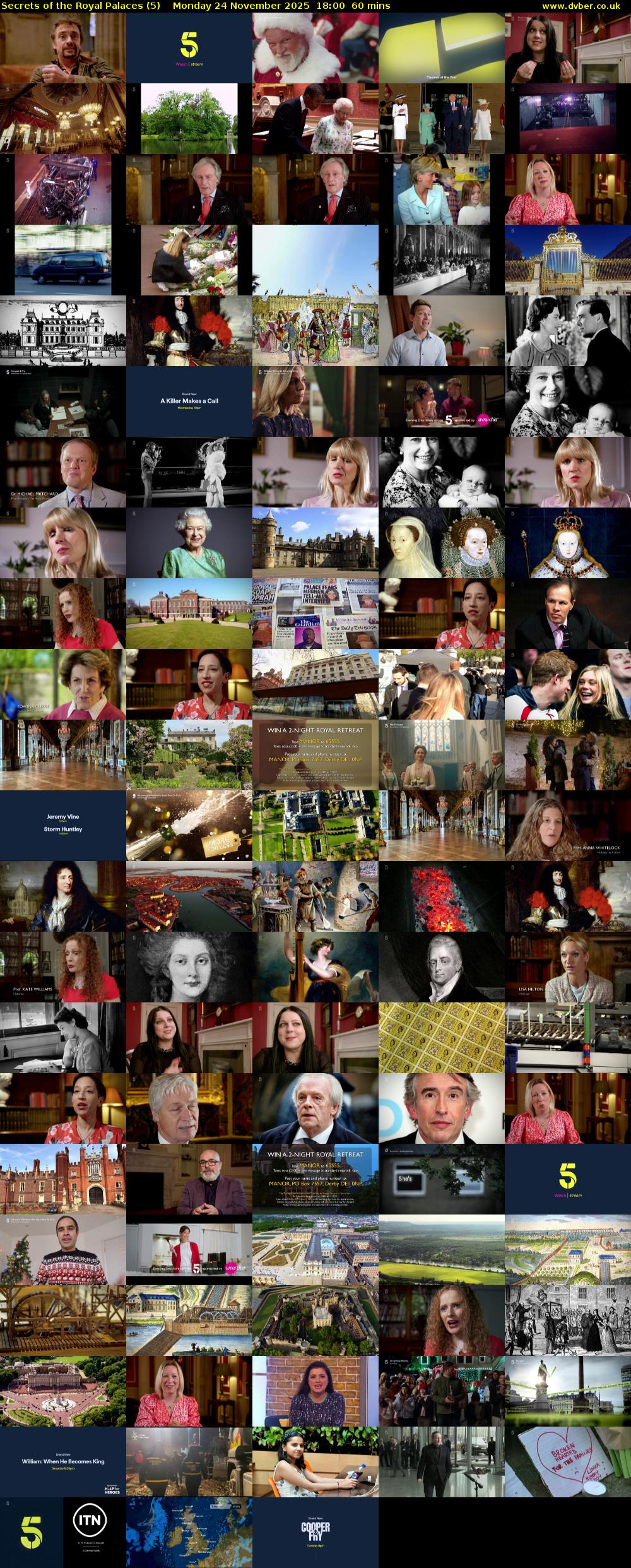 Secrets of the Royal Palaces (5) Monday 24 November 2025 18:00 - 19:00