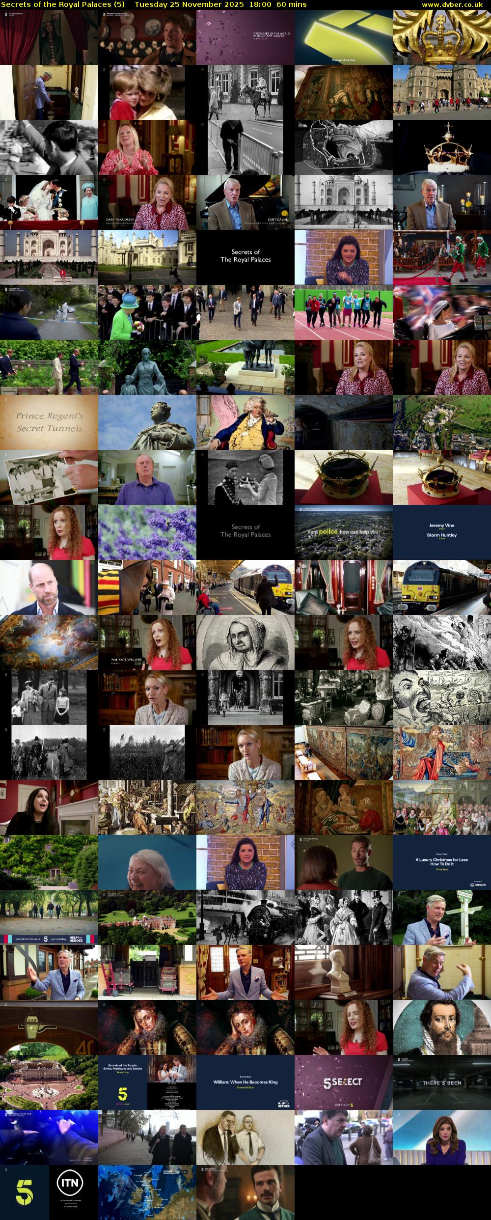 Secrets of the Royal Palaces (5) Tuesday 25 November 2025 18:00 - 19:00