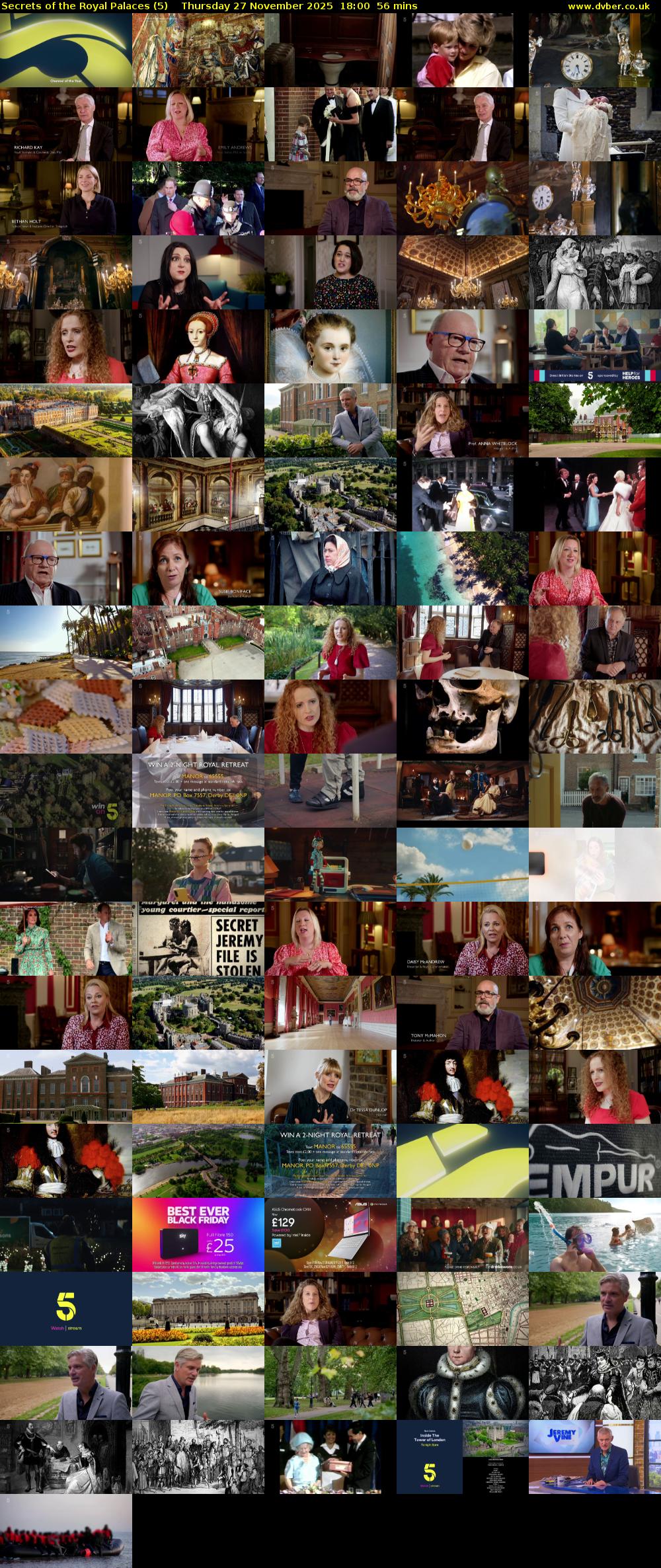 Secrets of the Royal Palaces (5) Thursday 27 November 2025 18:00 - 18:56