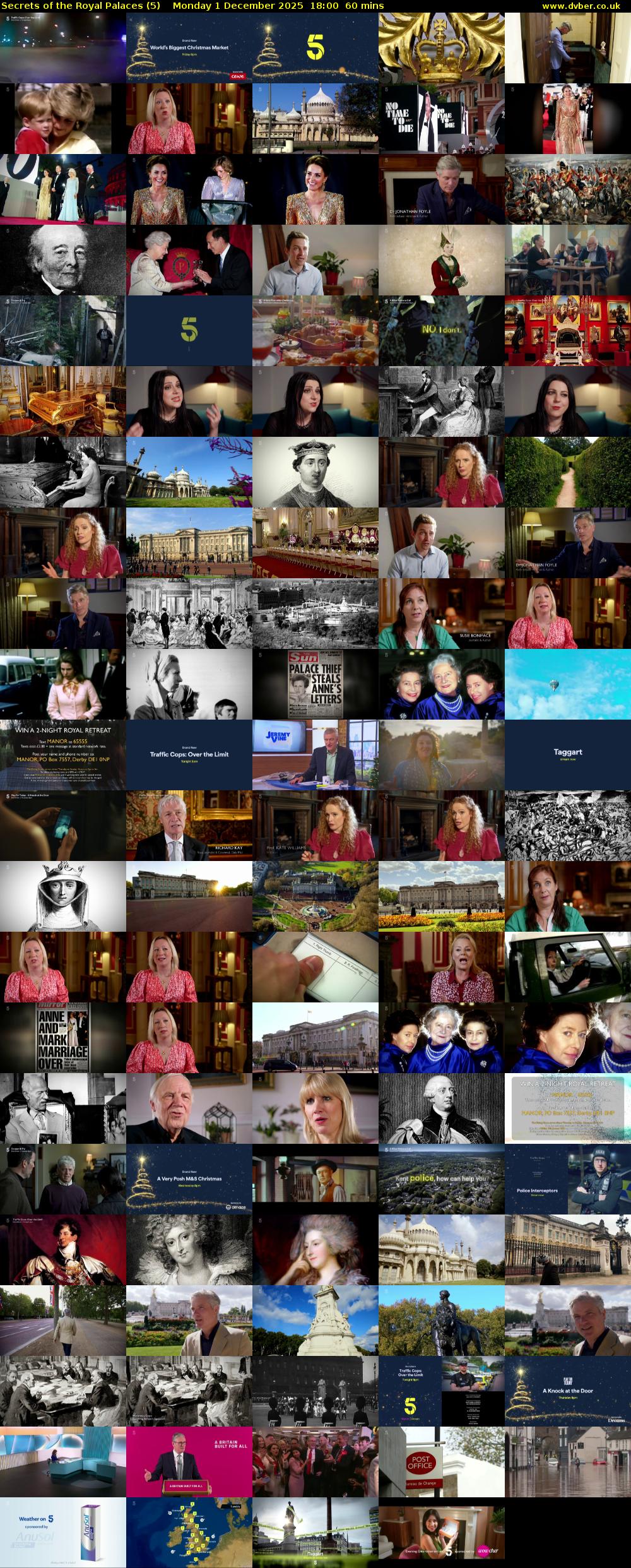 Secrets of the Royal Palaces (5) Monday 1 December 2025 18:00 - 19:00