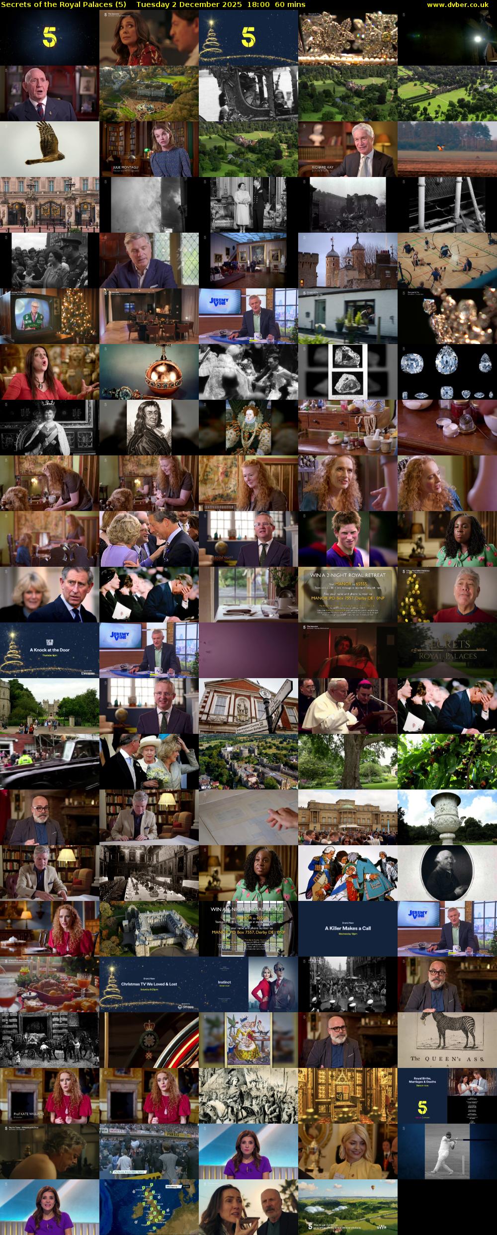 Secrets of the Royal Palaces (5) Tuesday 2 December 2025 18:00 - 19:00