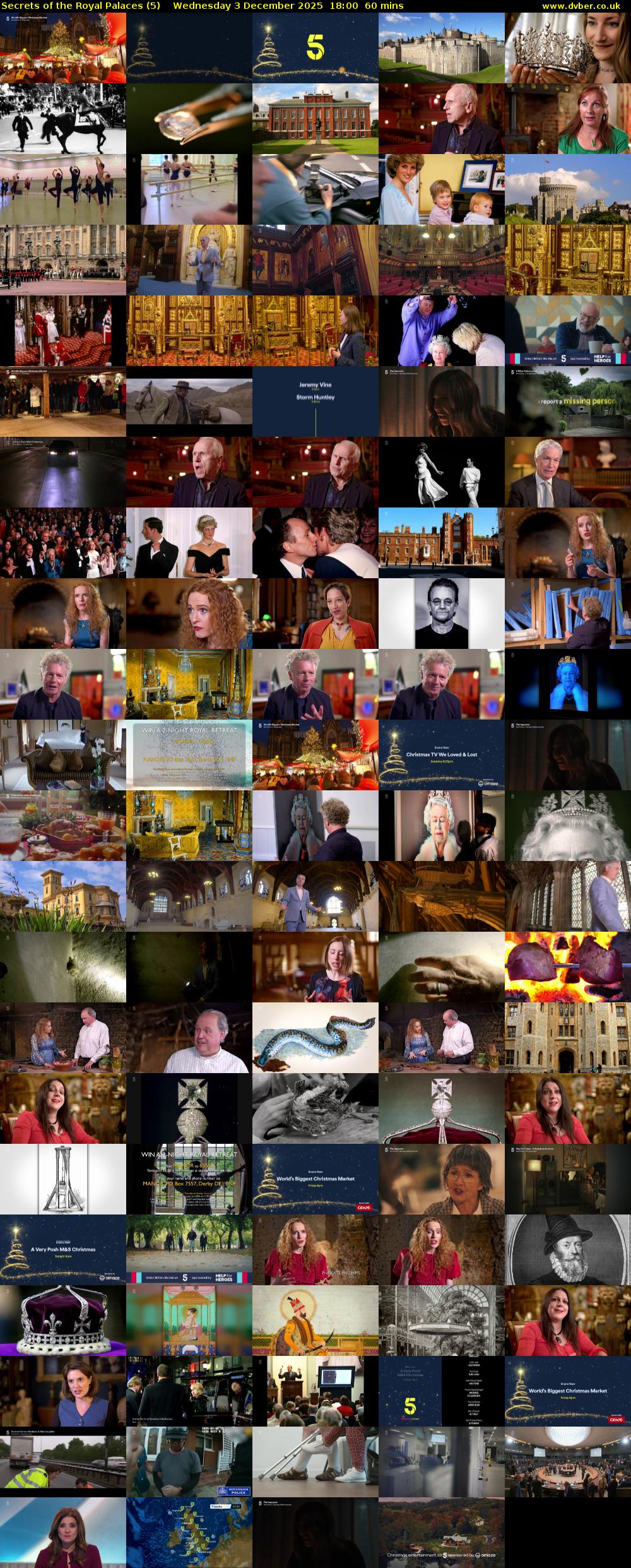 Secrets of the Royal Palaces (5) Wednesday 3 December 2025 18:00 - 19:00