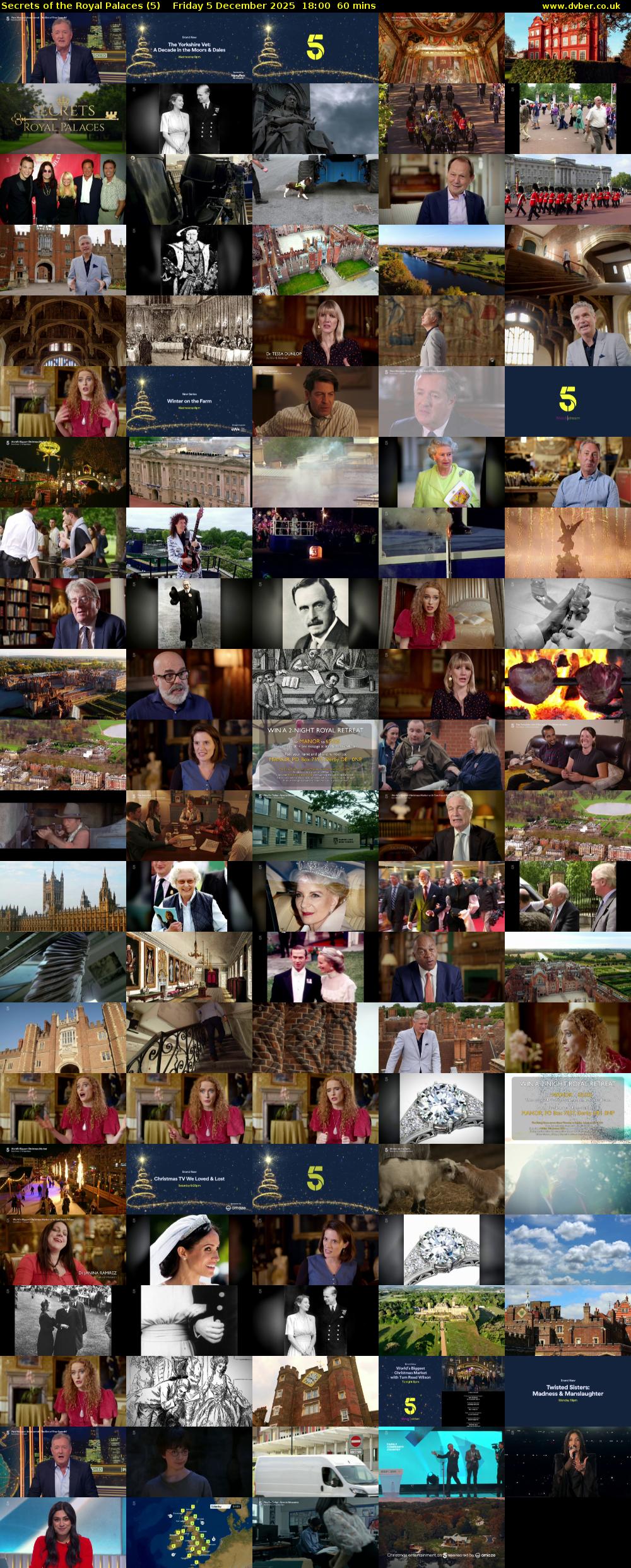 Secrets of the Royal Palaces (5) Friday 5 December 2025 18:00 - 19:00