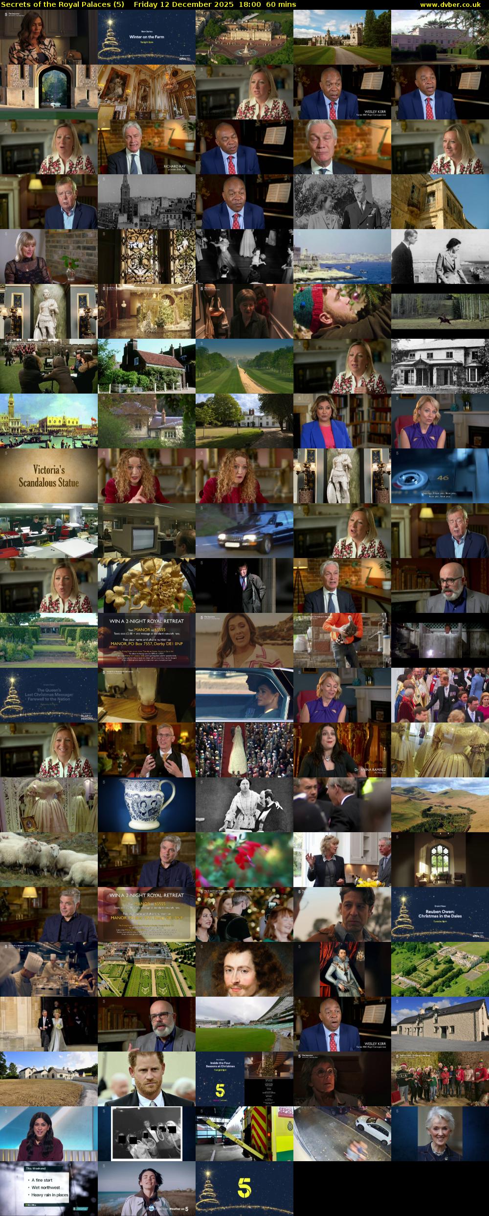 Secrets of the Royal Palaces (5) Friday 12 December 2025 18:00 - 19:00