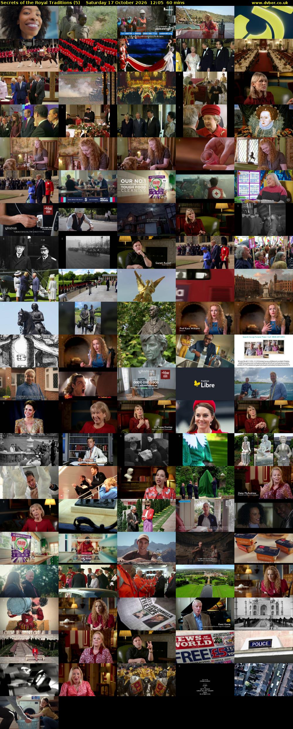 Secrets of the Royal Traditions (5) Saturday 17 October 2026 12:05 - 13:05