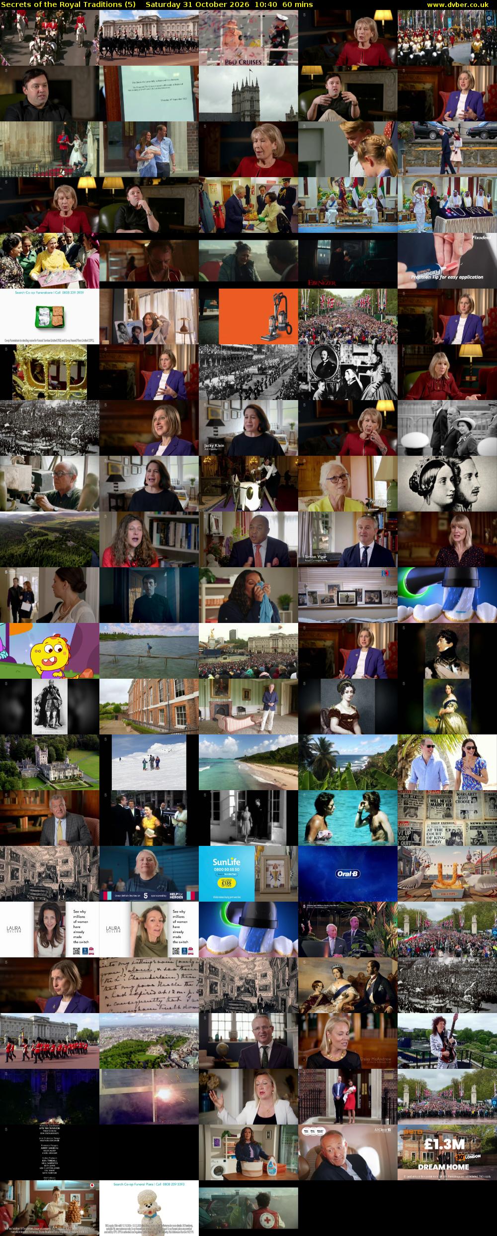 Secrets of the Royal Traditions (5) Saturday 31 October 2026 10:40 - 11:40