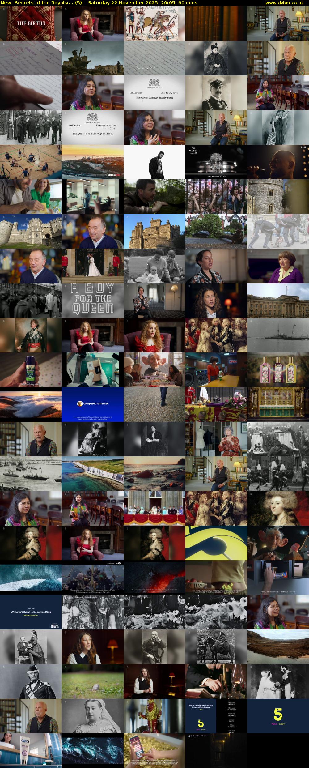 Secrets of the Royals:... (5) Saturday 22 November 2025 20:05 - 21:05