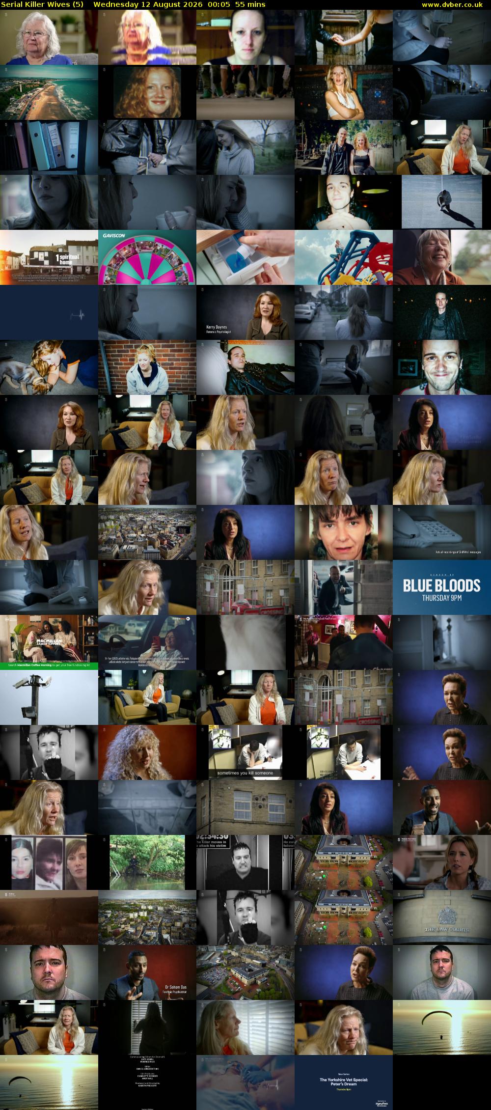 Serial Killer Wives (5) Wednesday 12 August 2026 00:05 - 01:00