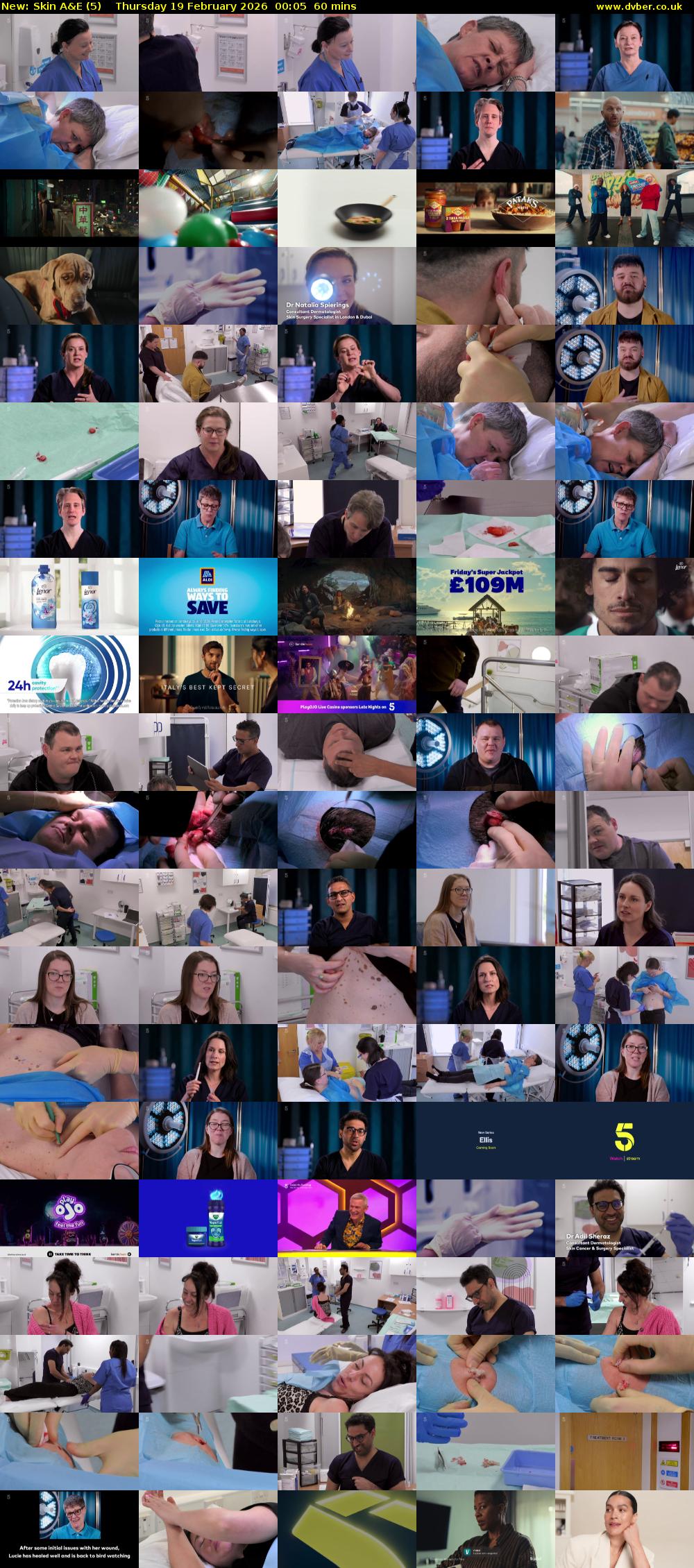 Skin A&E (5) Thursday 19 February 2026 00:05 - 01:05