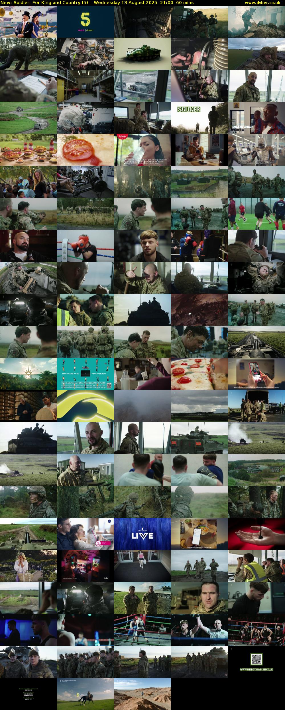 Soldier: For King and Country (5) Wednesday 13 August 2025 21:00 - 22:00