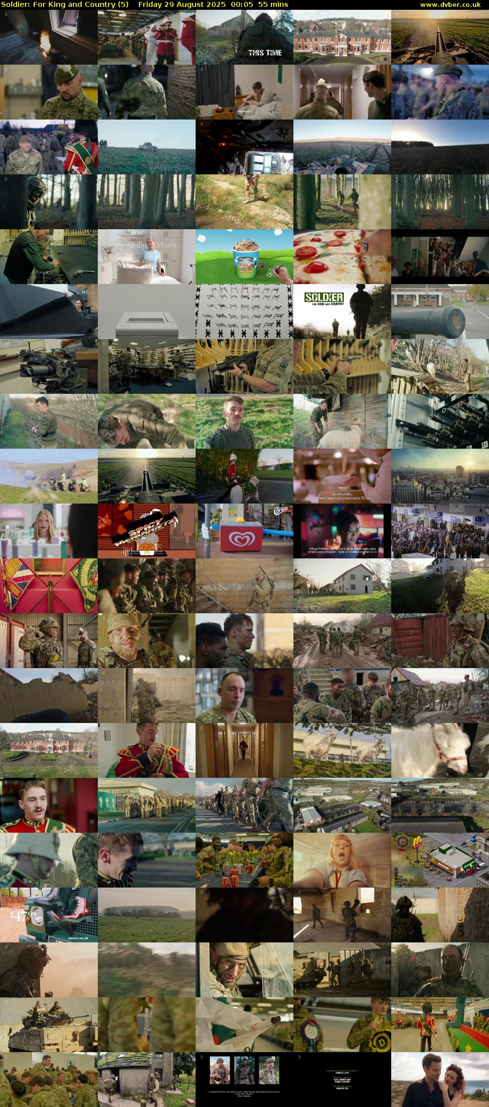 Soldier: For King and Country (5) Friday 29 August 2025 00:05 - 01:00